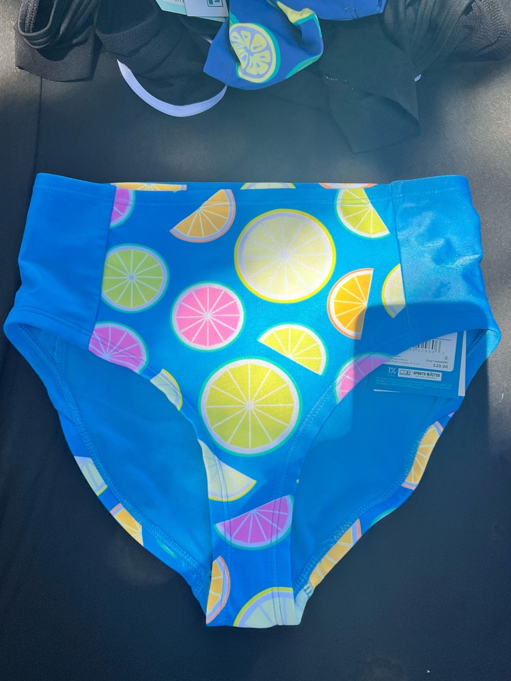 DSG Kids Blue Citrus Print Swim Bottoms